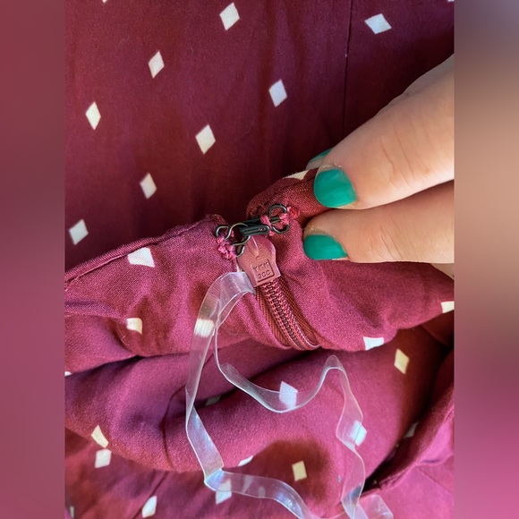 🥳NWOT Modcloth Slip Dress w/ Diamond Pattern - Picture 5 of 6